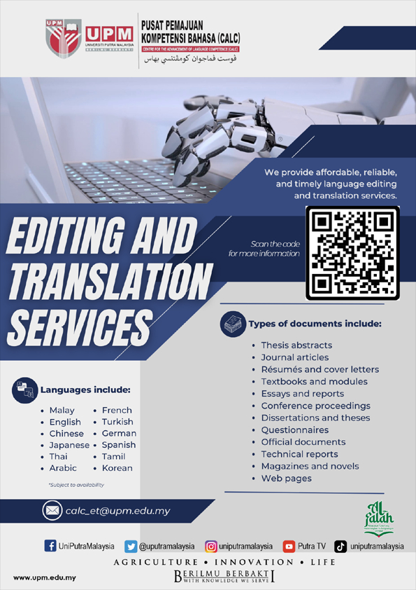 Editing and Translation Services