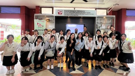 Visit from Sakata-Higashi High School, Japan to INTROP UPM Strengthens Potential Collaboration in Plant-Based Research